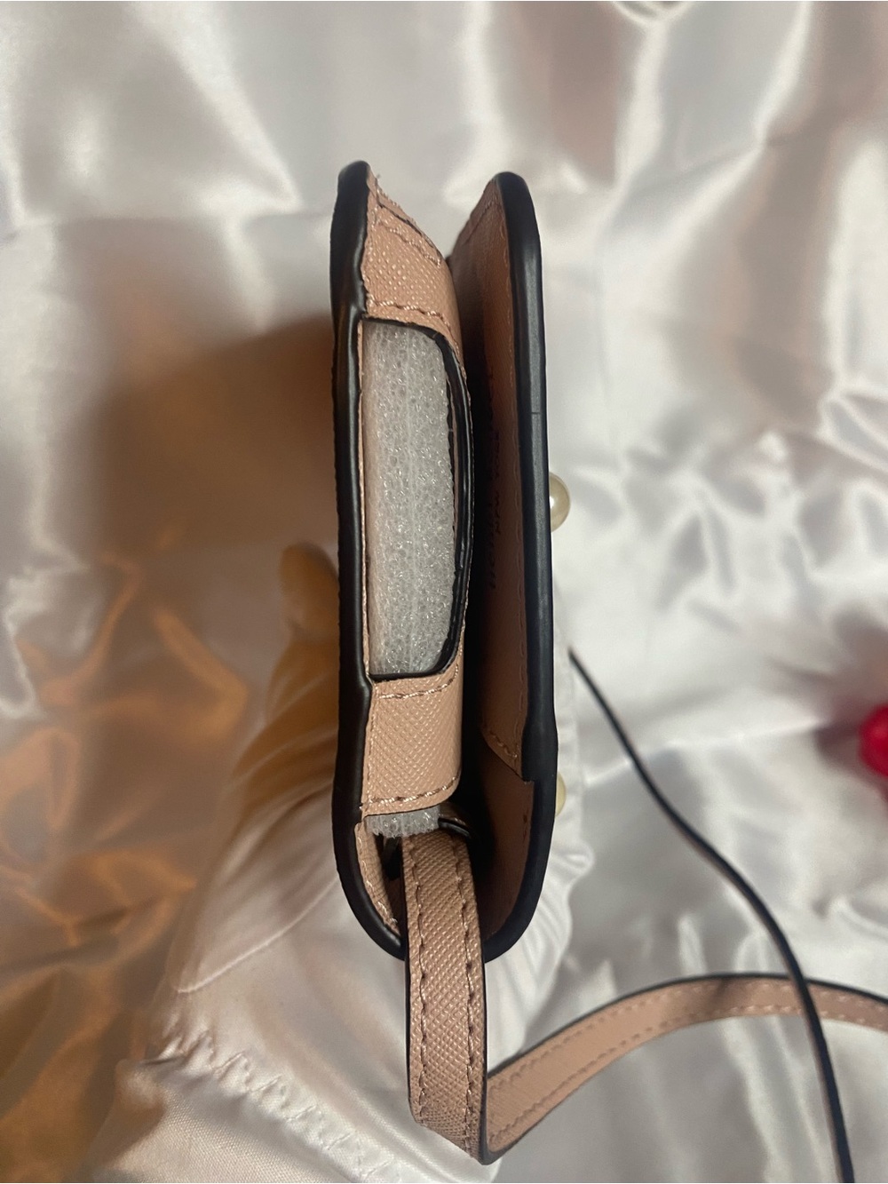 henri bendel blush pearl-studded crossbody - Picture 9 of 11
